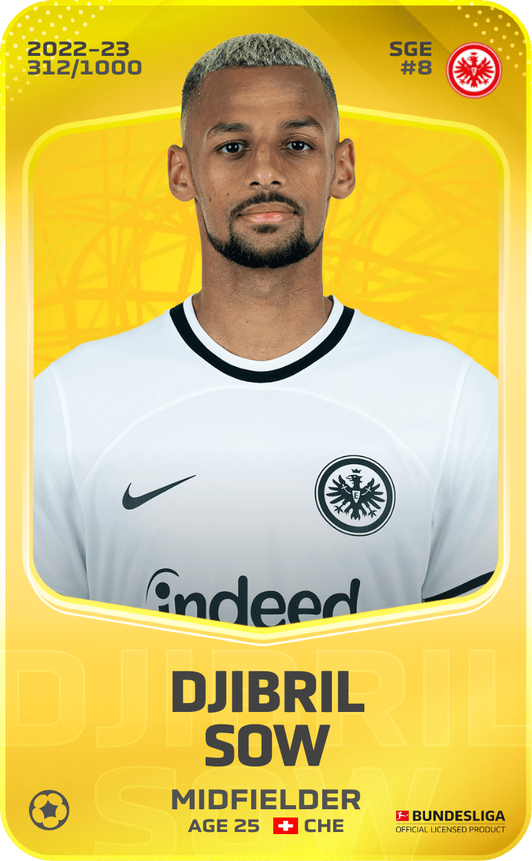 Djibril Sow 2022-23 • Limited 312/1000