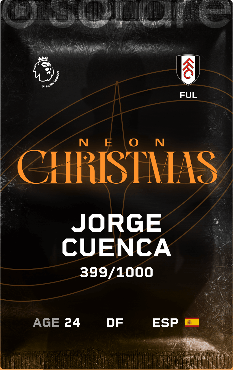 Jorge Cuenca 2024-25 • Limited 399/1000