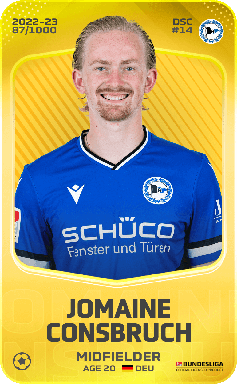 Jomaine Consbruch 2022-23 • Limited 87/1000