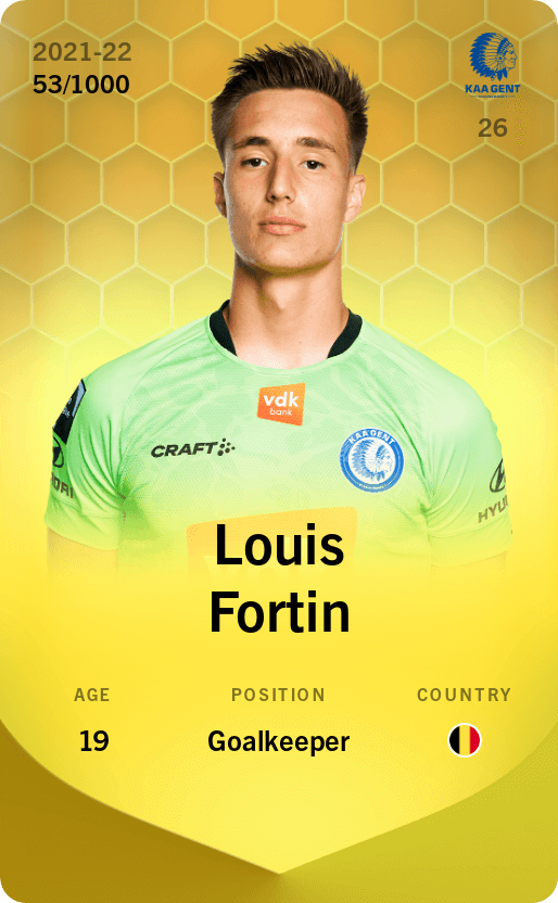 Louis Fortin 2021-22 • Limited 53/1000