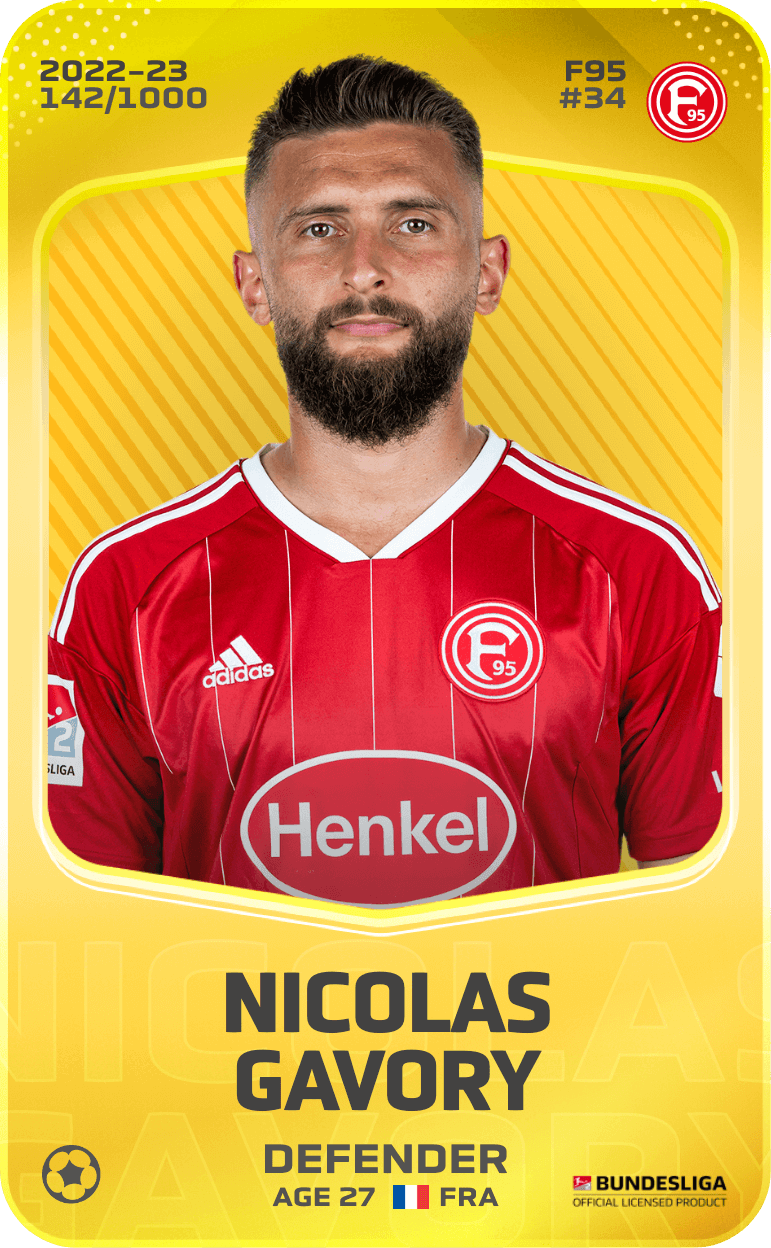 Nicolas Gavory 2022-23 • Limited 142/1000