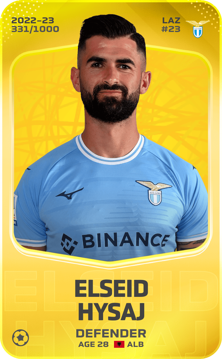 Elseid Hysaj 2022-23 • Limited 331/1000