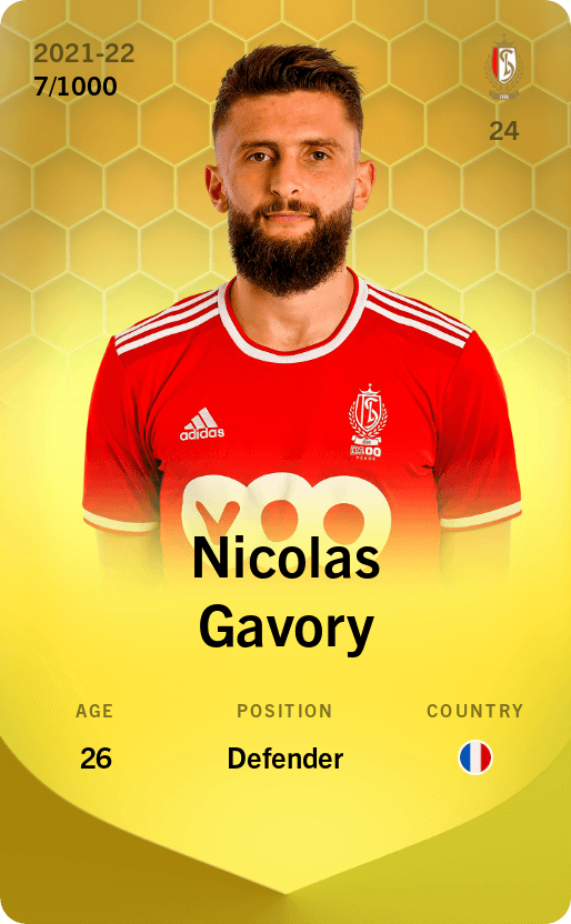 Nicolas Gavory 2021-22 • Limited 7/1000