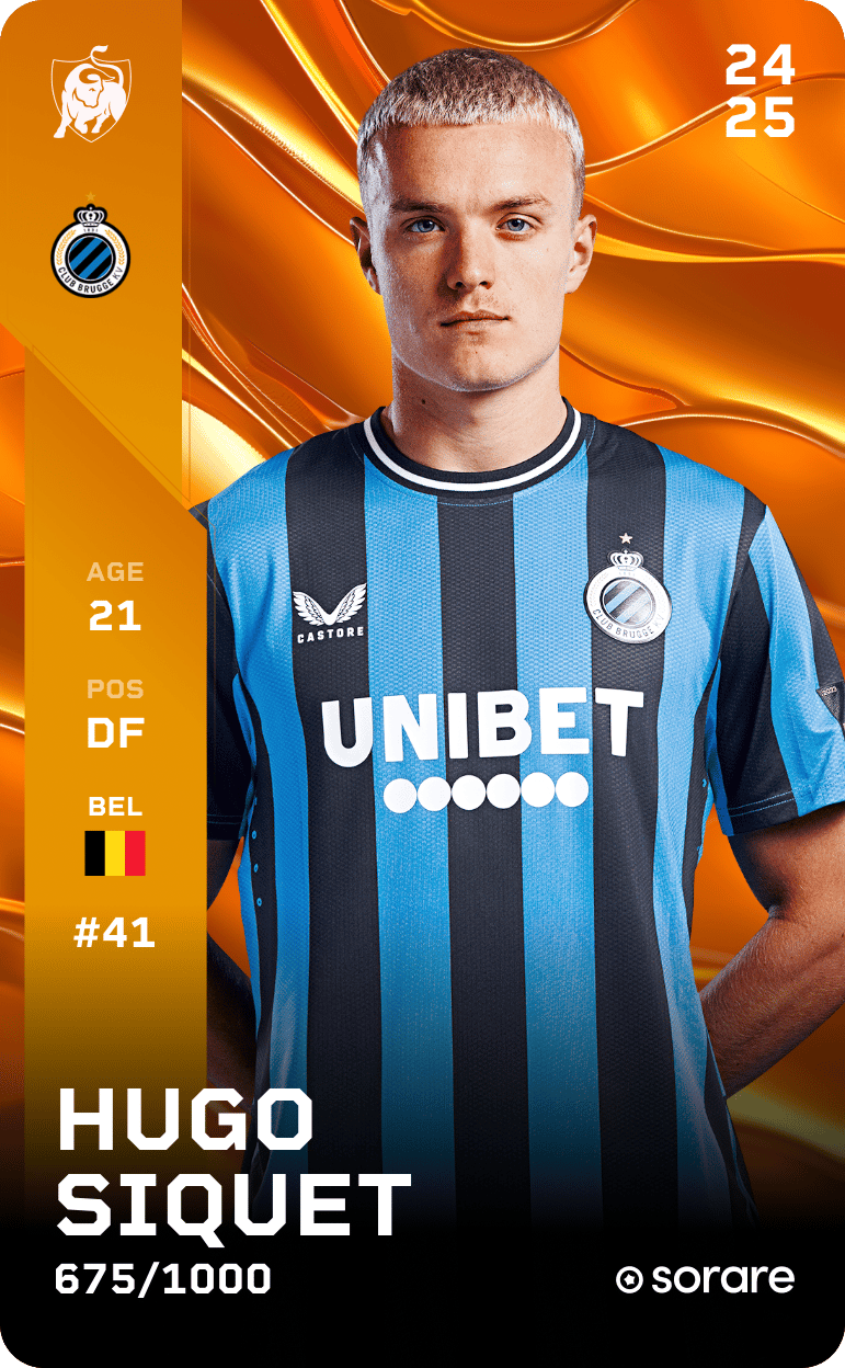 Hugo Siquet 2024-25 • Limited 675/1000