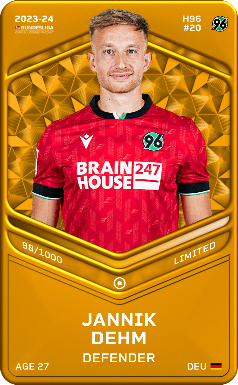 Jannik Dehm 2023-24 • Limited 98/1000