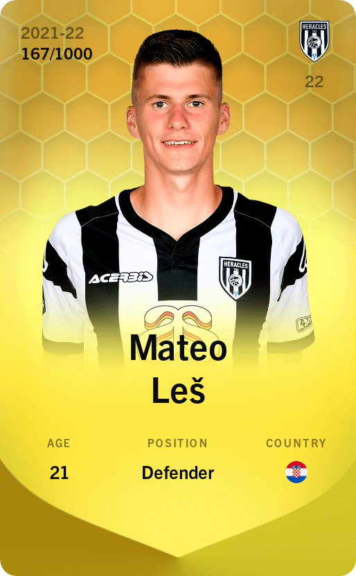 Mateo Leš 2021-22 • Limited 167/1000