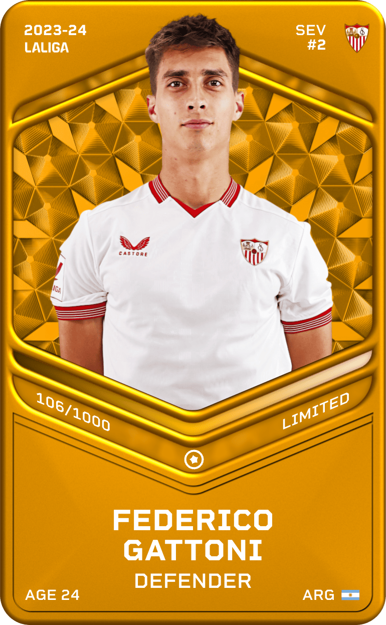 Federico Gattoni 2023-24 • Limited 106/1000