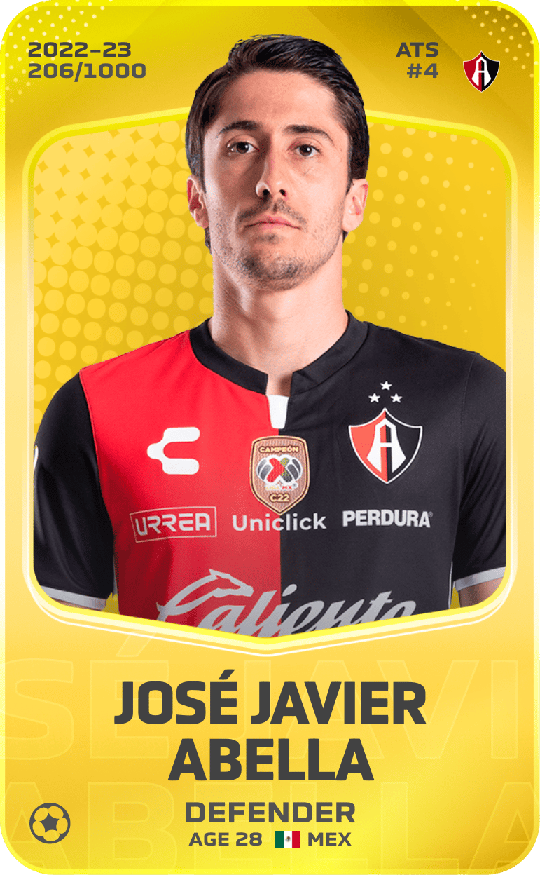 José Javier Abella 2022-23 • Limited 206/1000