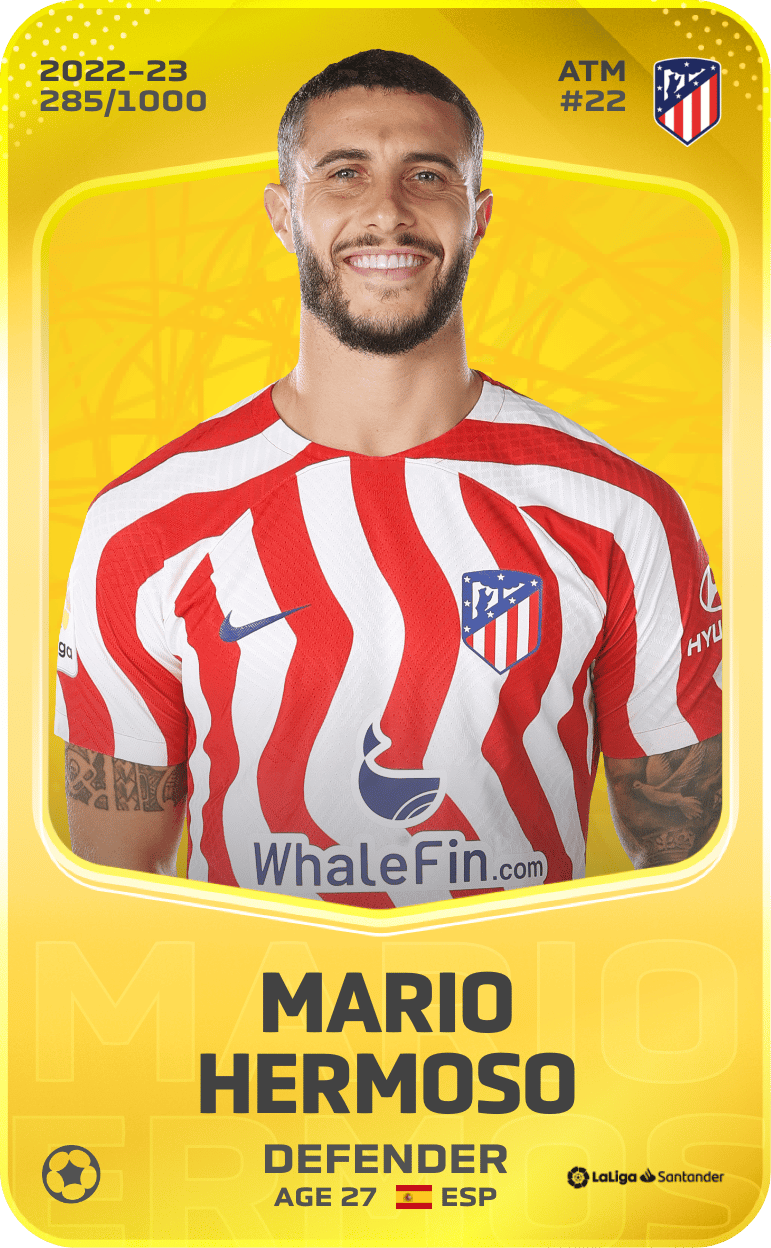 Mario Hermoso 2022-23 • Limited 285/1000