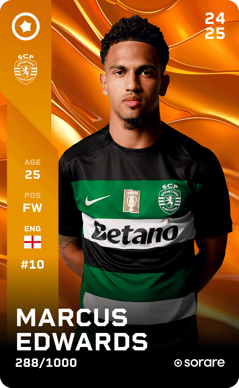 Marcus Edwards 2024-25 • Limited 288/1000