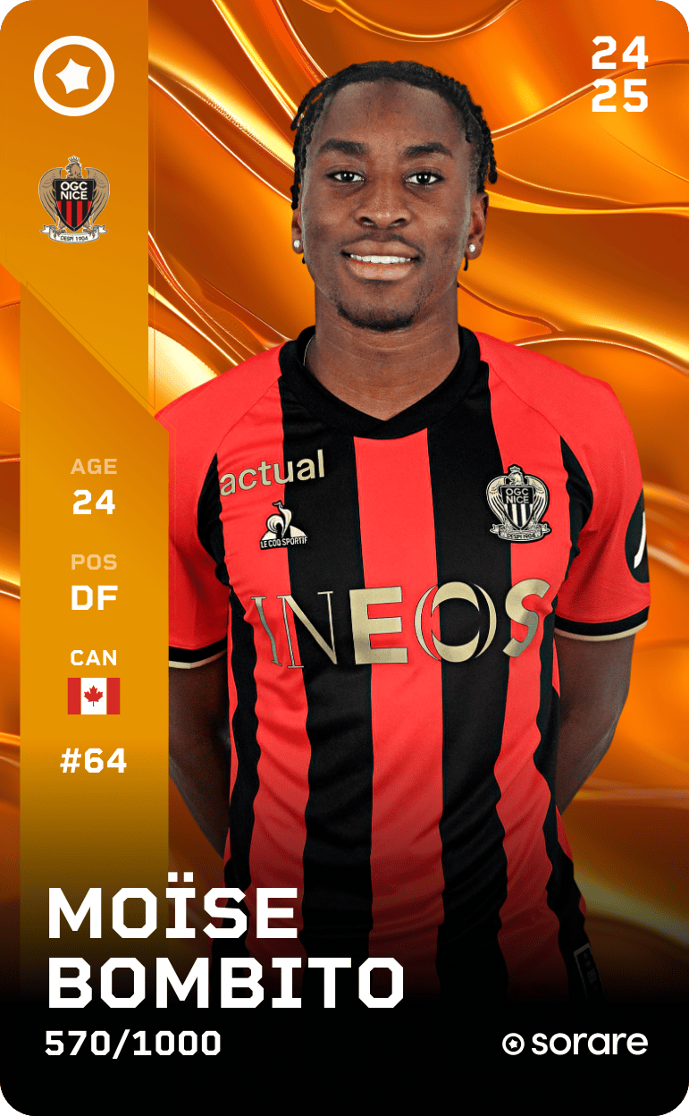 Moïse Bombito 2024-25 • Limited 570/1000