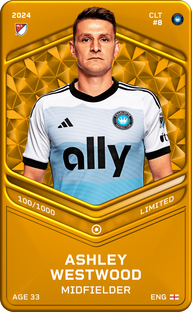Ashley Westwood 2024-25 • Limited 100/1000