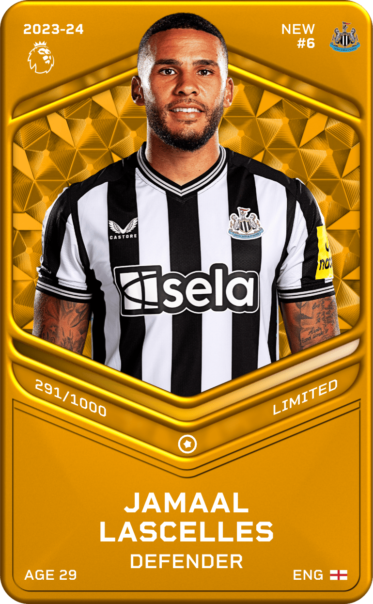 Jamaal Lascelles 2023-24 • Limited 291/1000