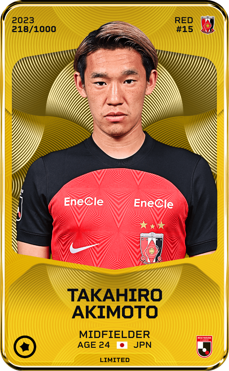 Takahiro Akimoto 2023-24 • Limited 218/1000