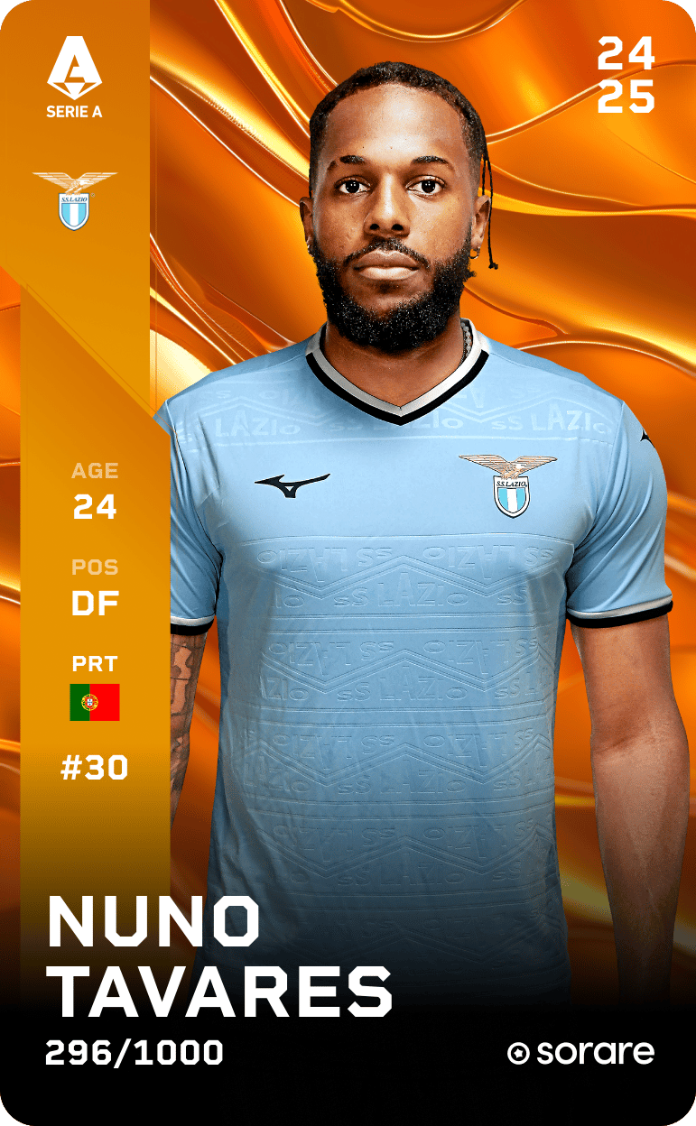 Nuno Tavares 2024-25 • Limited 296/1000