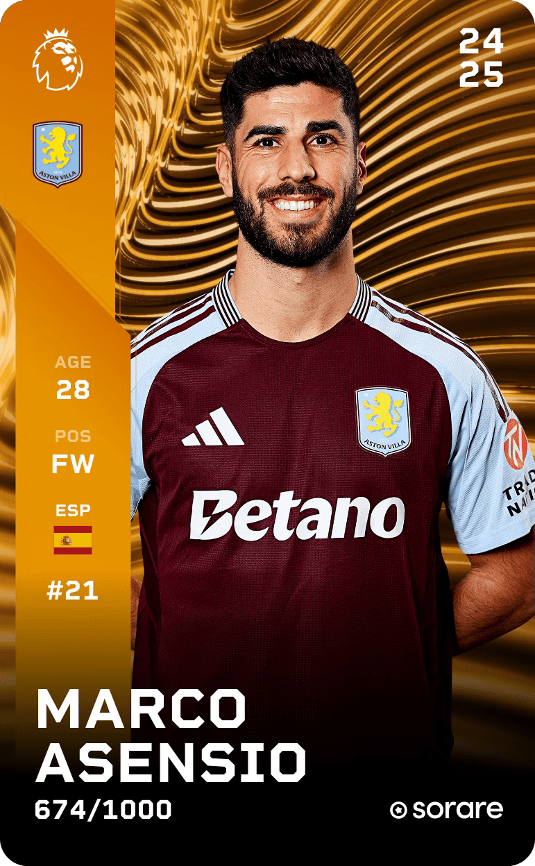 Marco Asensio 2024-25 • Limited 674/1000
