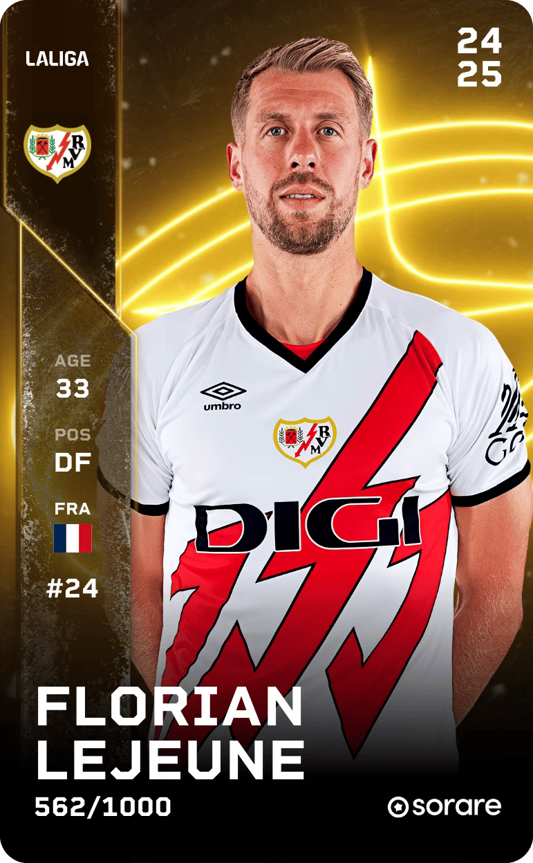 Florian Lejeune 2024-25 • Limited 562/1000
