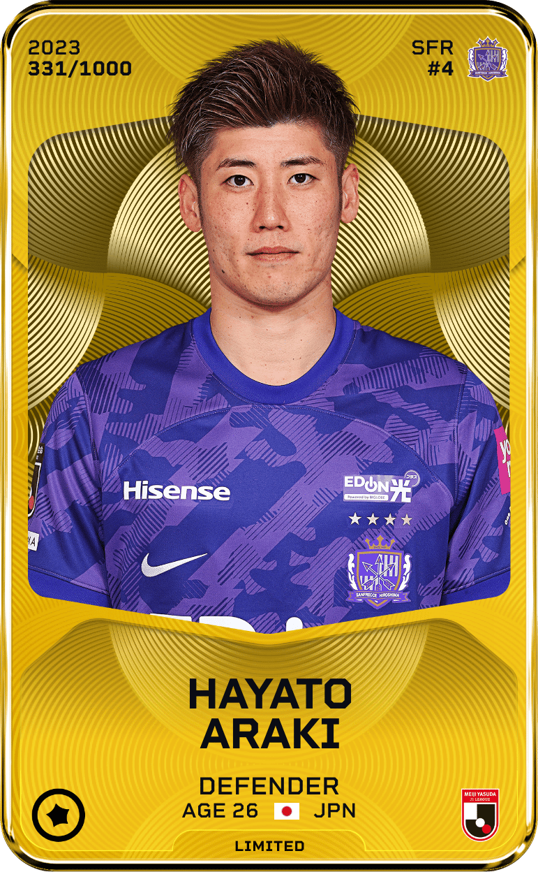 Hayato Araki 2023-24 • Limited 331/1000