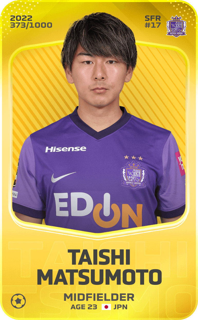 Taishi Matsumoto 2022-23 • Limited 373/1000