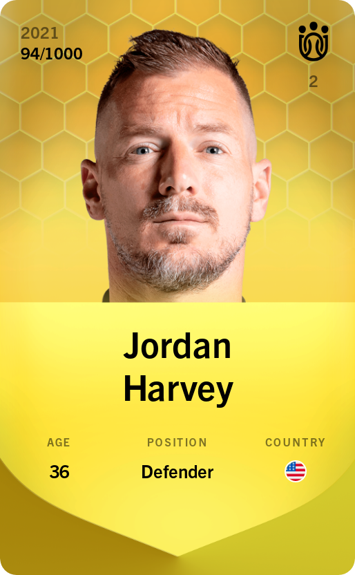 Sorare - Sorare Official - Jordan Harvey 2021-22 • Limited 94/1000 - NFT # 14934060807199526996142058891642749075432054466901933410283180476176893958680