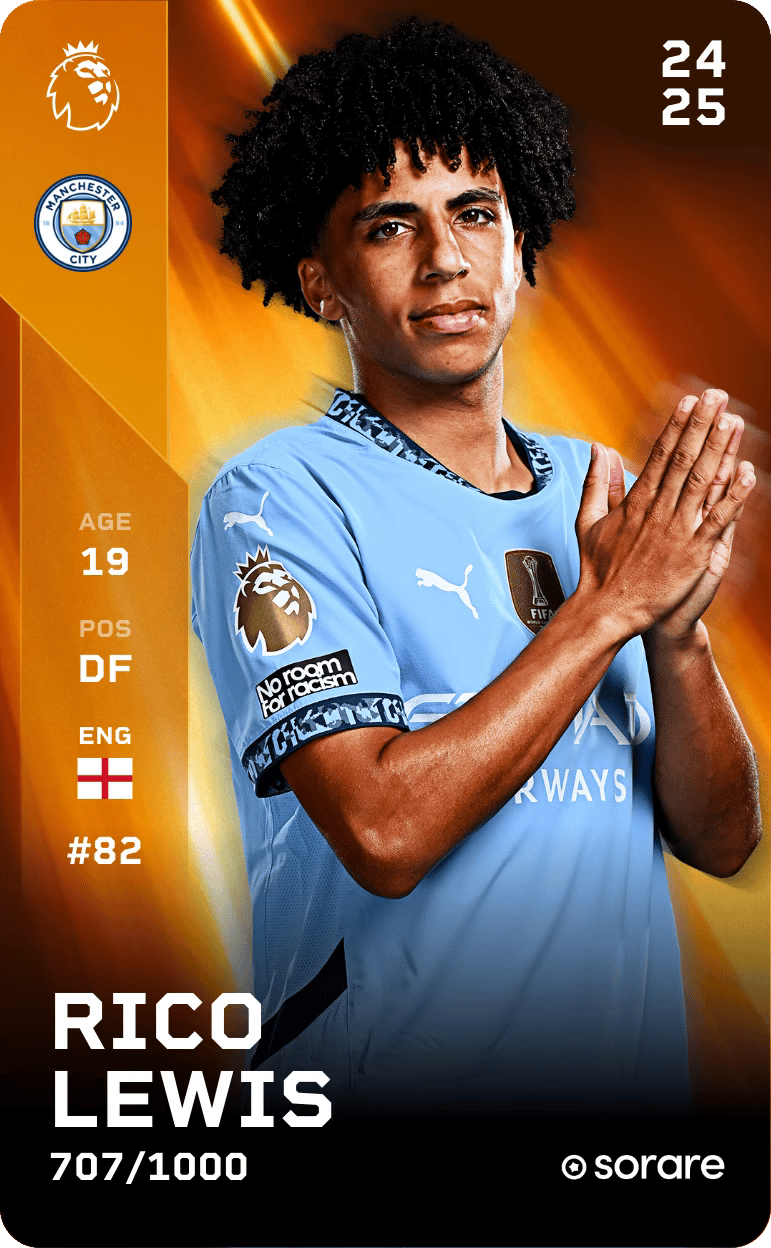 Rico Lewis 2024-25 • Limited 707/1000