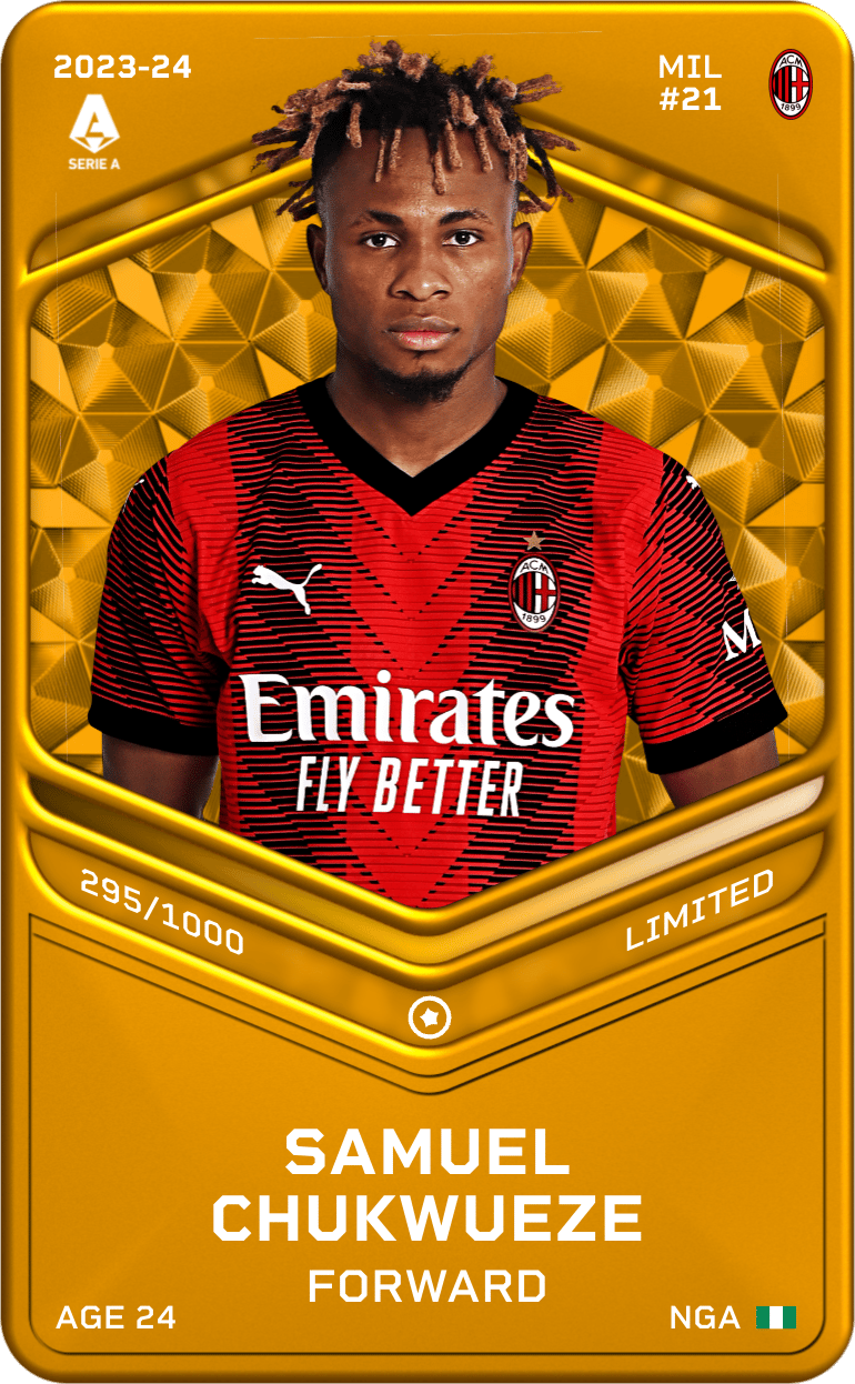 Samuel Chukwueze 2023-24 • Limited 295/1000