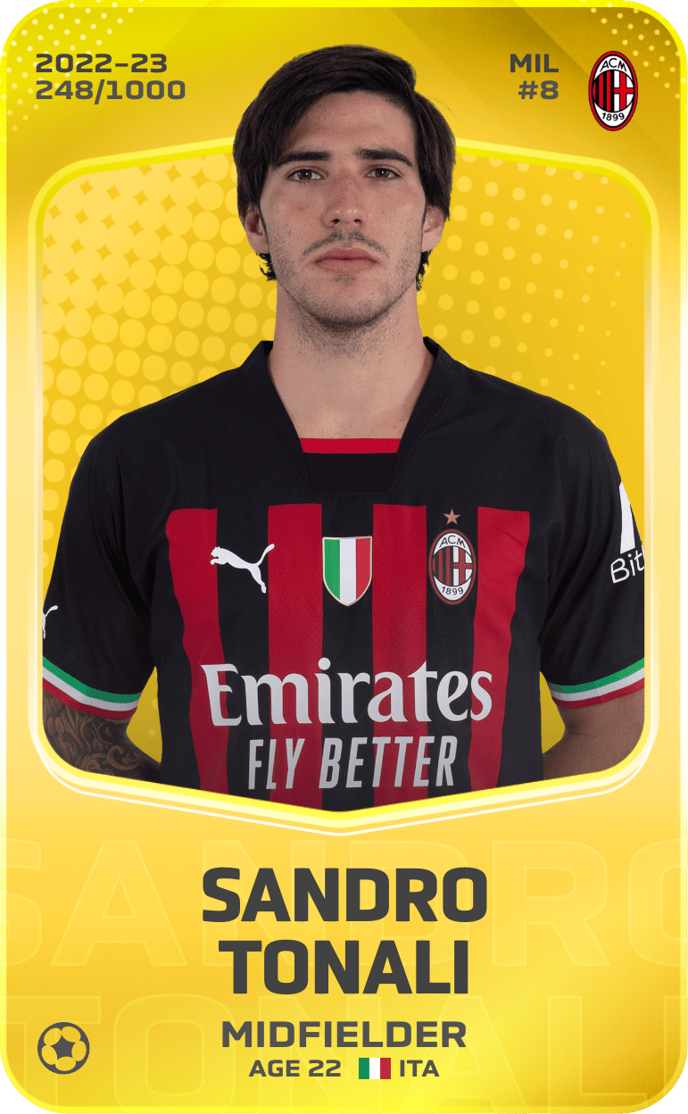 Sandro Tonali 2022-23 • Limited 248/1000