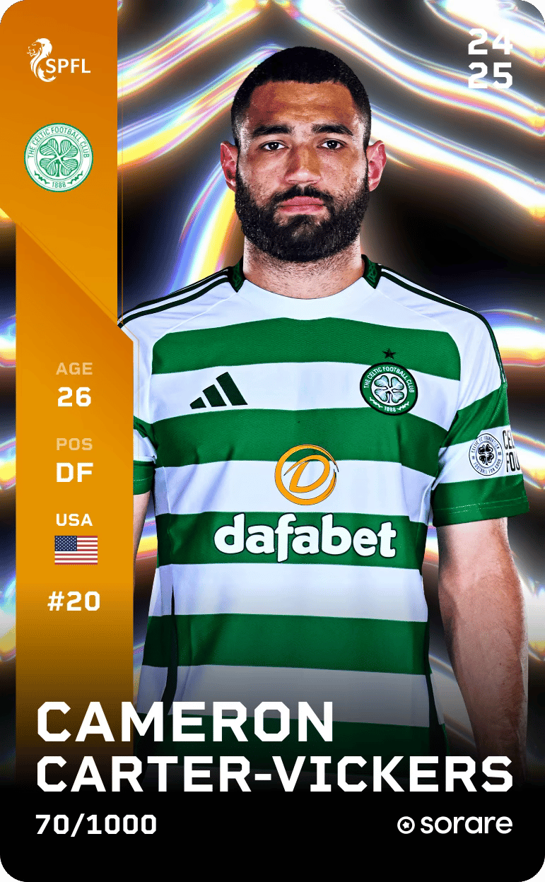 Cameron Carter-Vickers 2024-25 • Limited 70/1000