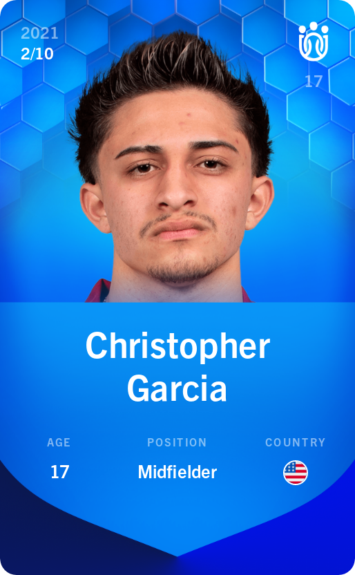 Sorare - Sorare Official - Christopher Garcia 2021-22 • Super Rare 2/10 - NFT # 67496487025715357049383531755970572177263146150513680659717229590038965312906
