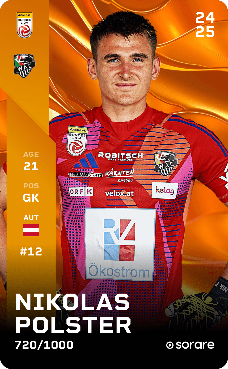 Nikolas Polster 2024-25 • Limited 720/1000