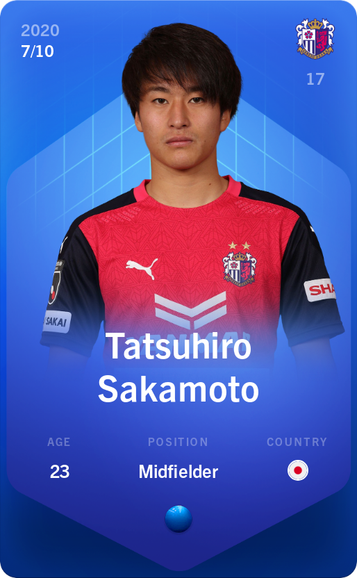 Sorare - Sorare Official - Tatsuhiro Sakamoto 2020-21 • Super Rare 7/10 - NFT # 89202067013608504751023812954952117876189543081068569609315806676197970027169