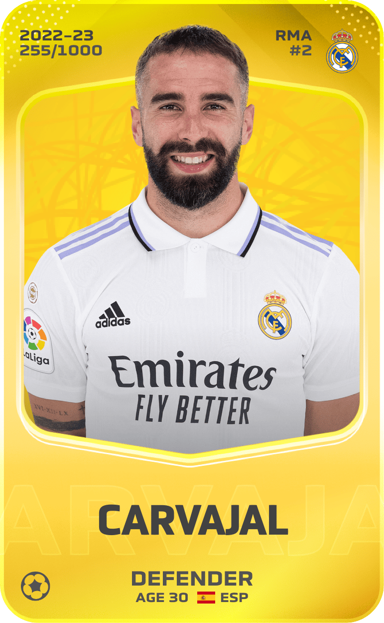 Carvajal 2022-23 • Limited 255/1000