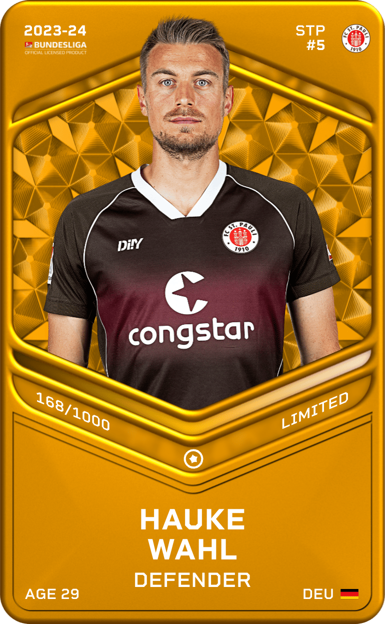 Hauke Wahl 2023-24 • Limited 168/1000
