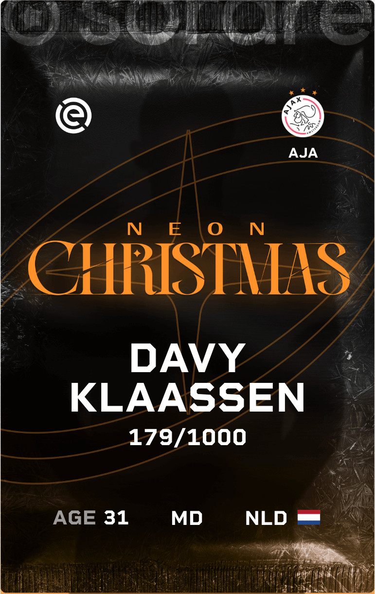 Davy Klaassen 2024-25 • Limited 179/1000