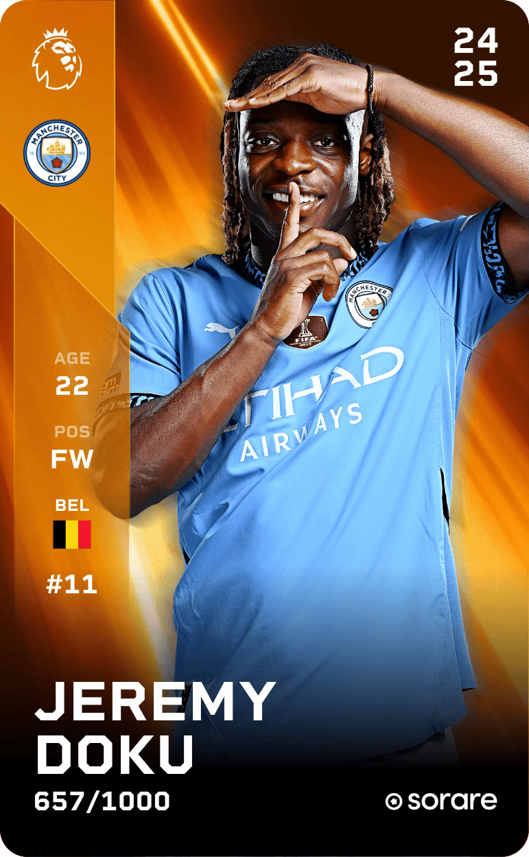 Jeremy Doku 2024-25 • Limited 657/1000