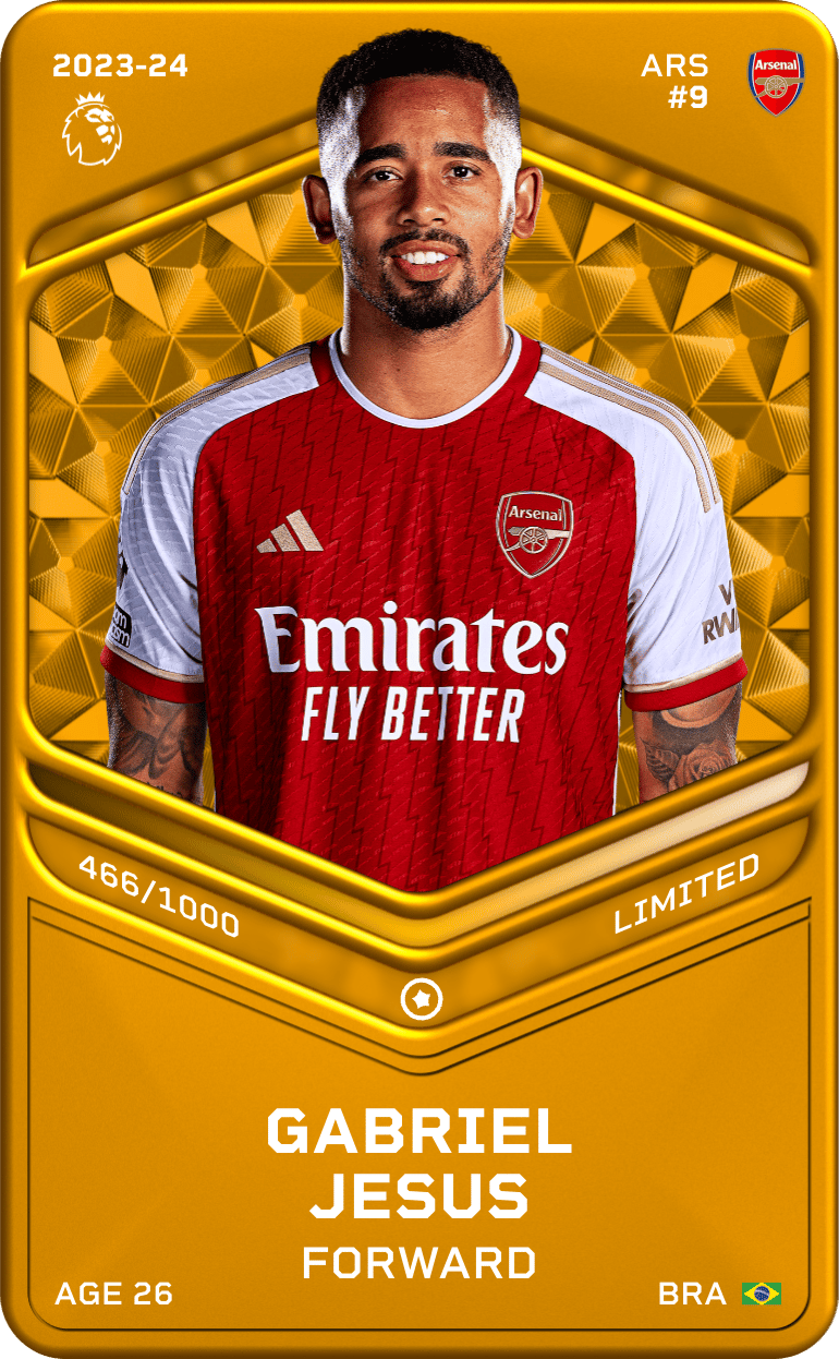 Gabriel Jesus 2023-24 • Limited 466/1000