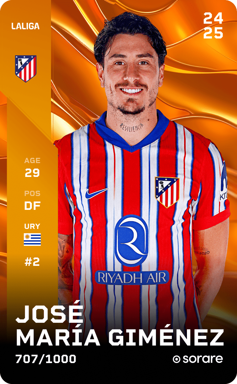 José María Giménez 2024-25 • Limited 707/1000