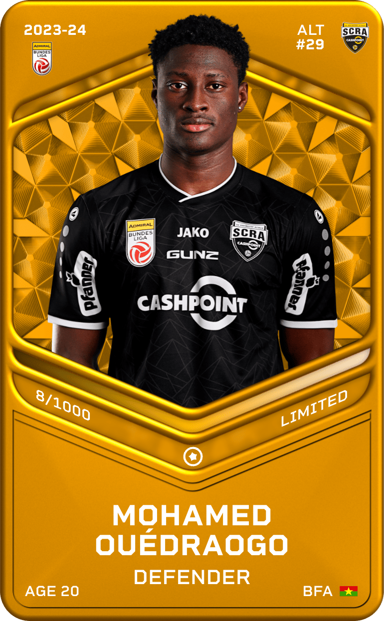 Mohamed Ouédraogo 2023-24 • Limited 8/1000
