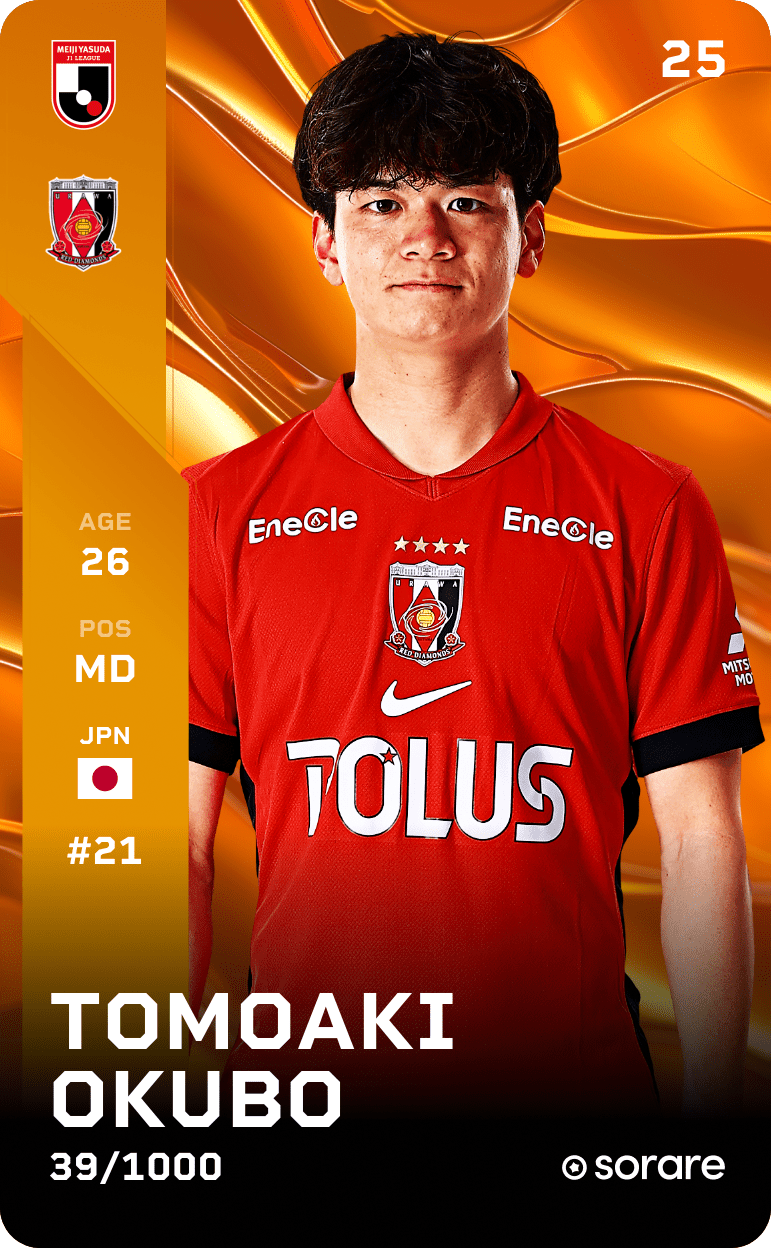 Tomoaki Okubo 2025-26 • Limited 39/1000