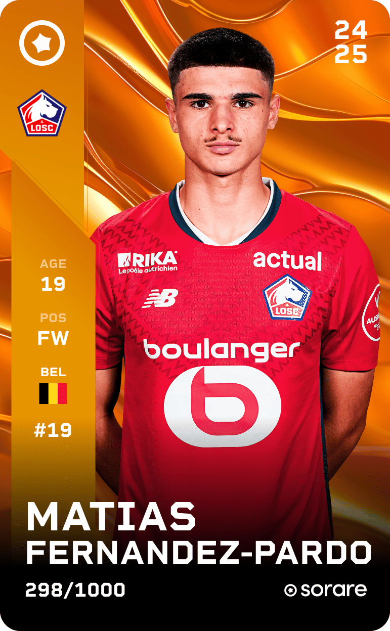 Matias Fernandez-Pardo 2024-25 • Limited 298/1000