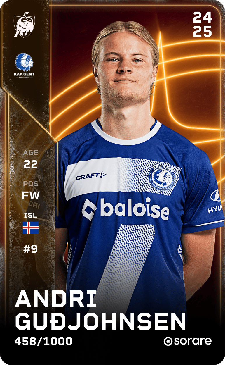Andri Guðjohnsen 2024-25 • Limited 458/1000