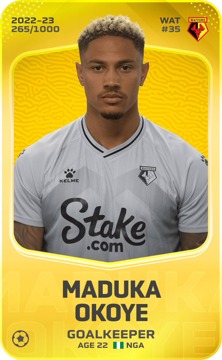 Maduka Okoye 2022-23 • Limited 265/1000