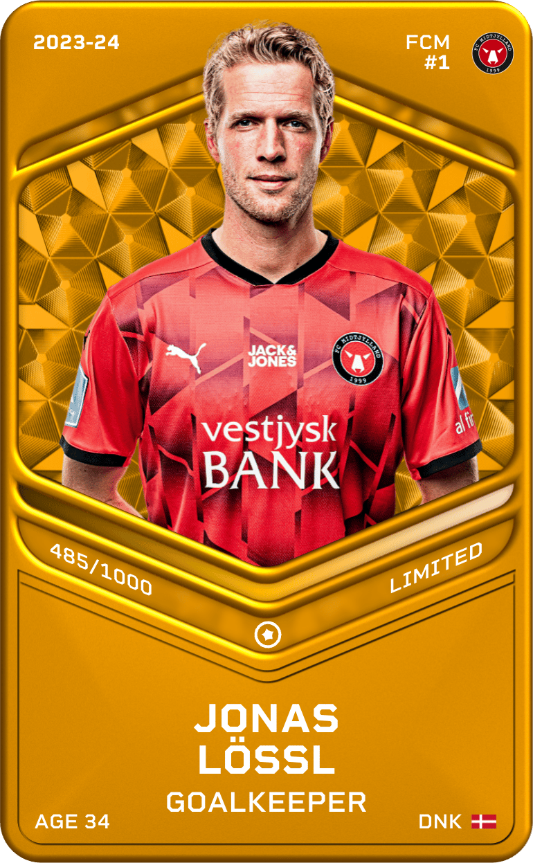 Jonas Lössl 2023-24 • Limited 485/1000