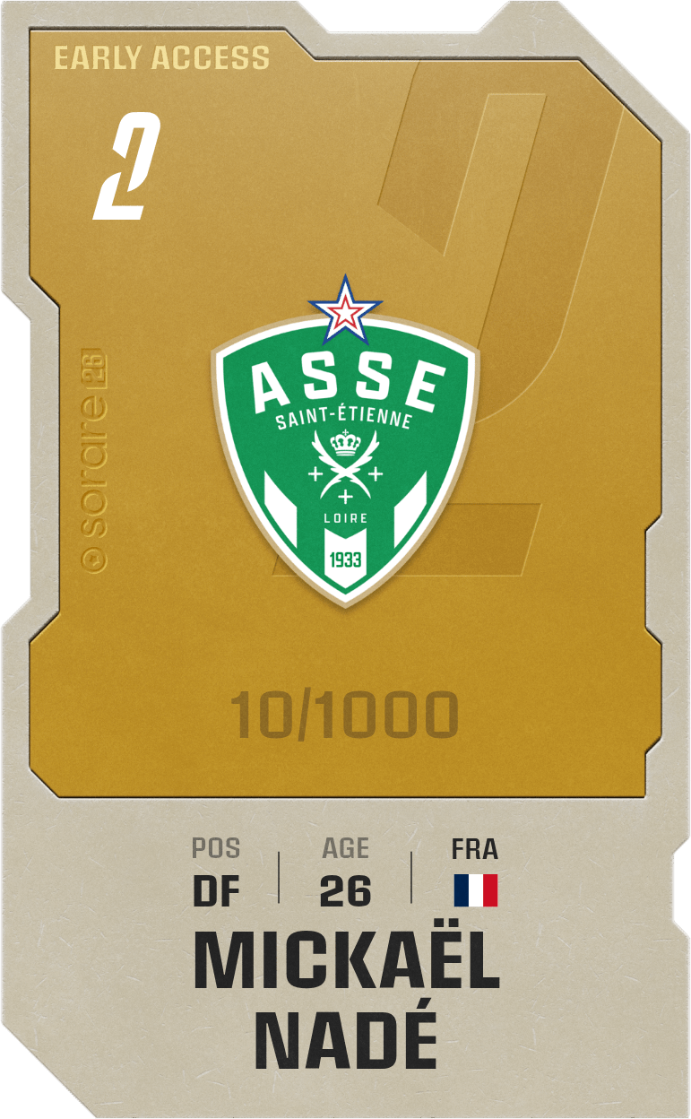 Mickaël Nadé 2025-26 • Limited 10/1000