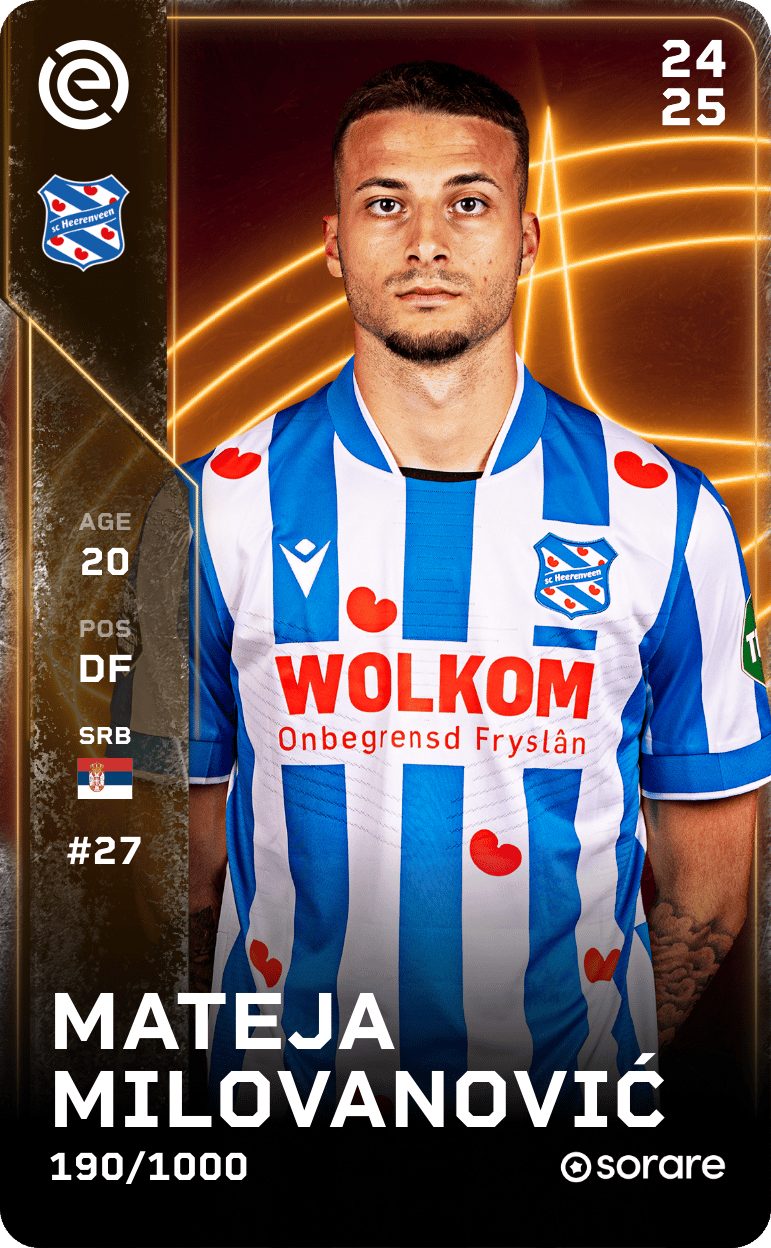 Mateja Milovanović 2024-25 • Limited 190/1000