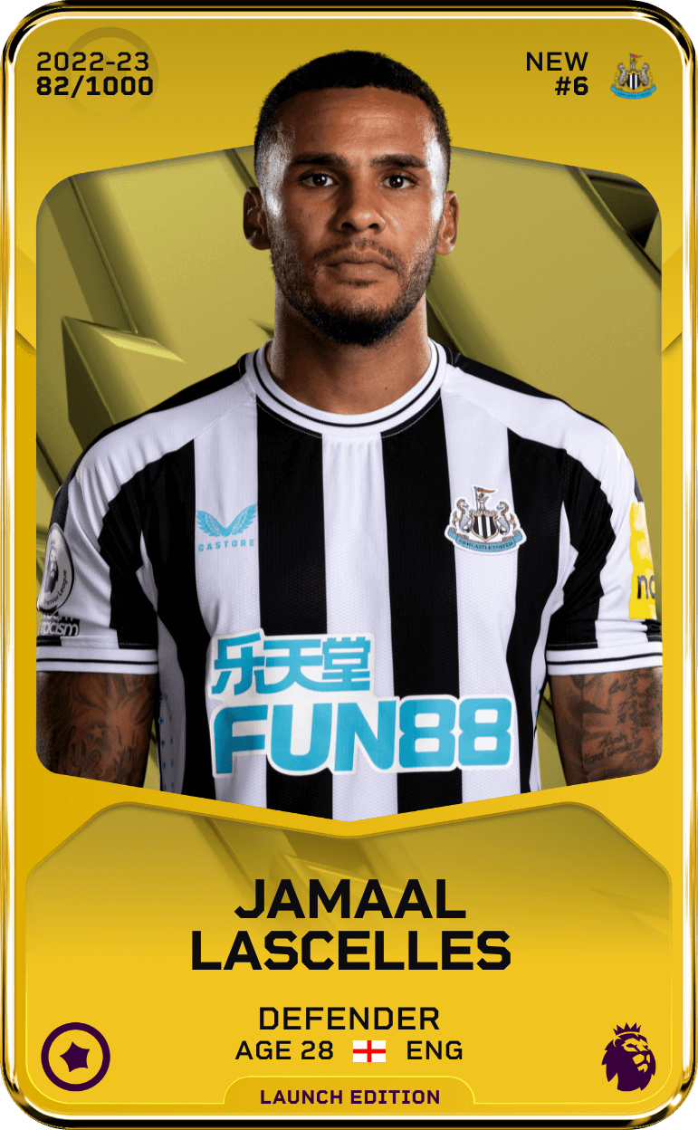 Jamaal Lascelles 2022-23 • Limited 82/1000