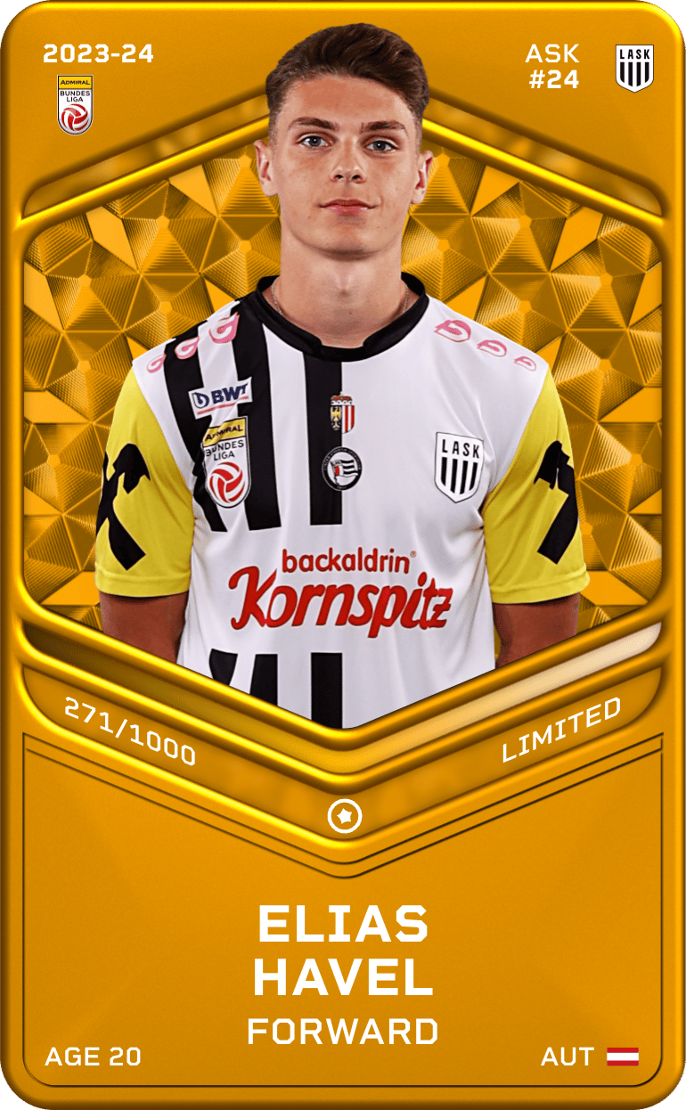 Elias Havel 2023-24 • Limited 271/1000
