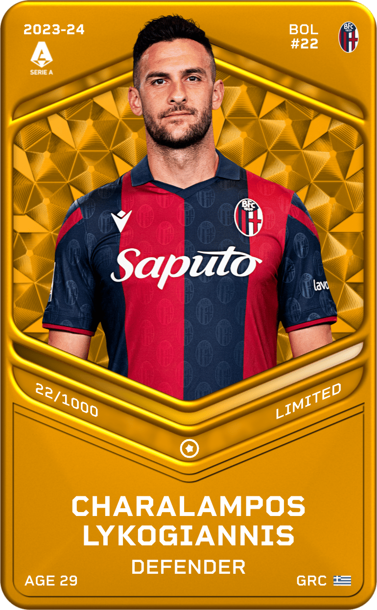 Charalampos Lykogiannis 2023-24 • Limited 22/1000