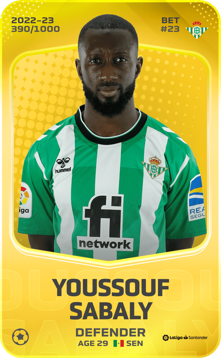 Youssouf Sabaly 2022-23 • Limited 390/1000