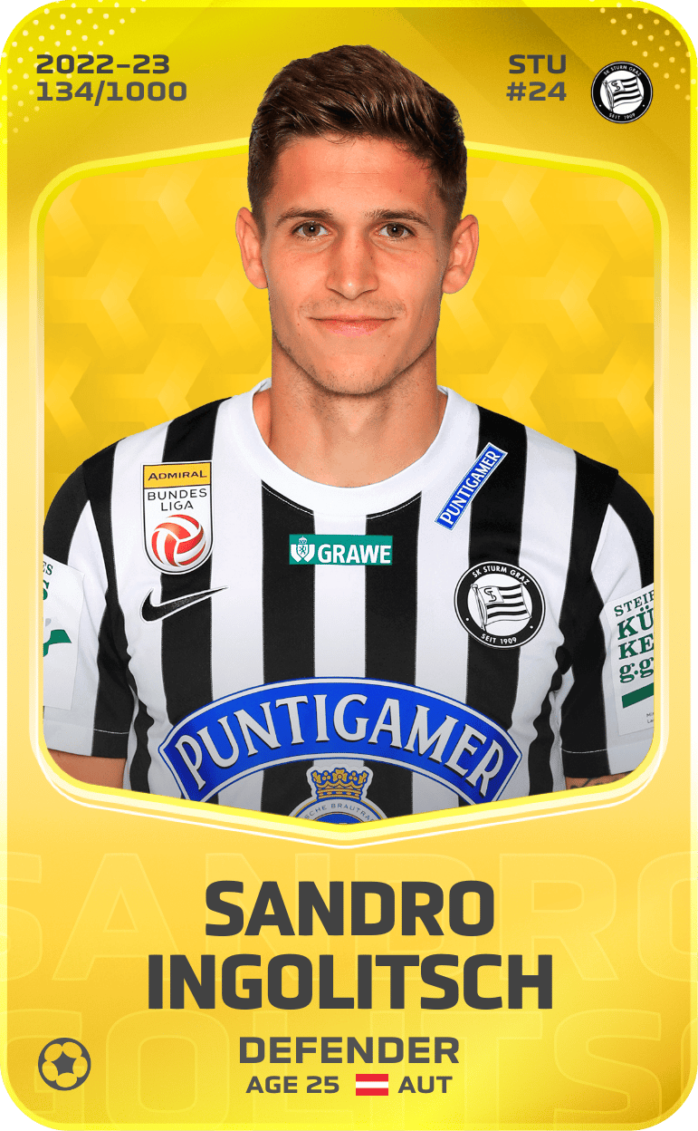 Sandro Ingolitsch 2022-23 • Limited 134/1000